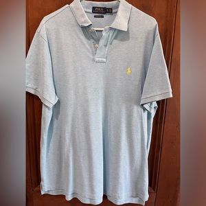 POLO RALPH LAUREN BLUE LABEL SHORT SLEEVE COLLARED SHIRT